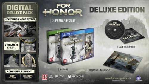 PS4 For Honor Deluxe Edition