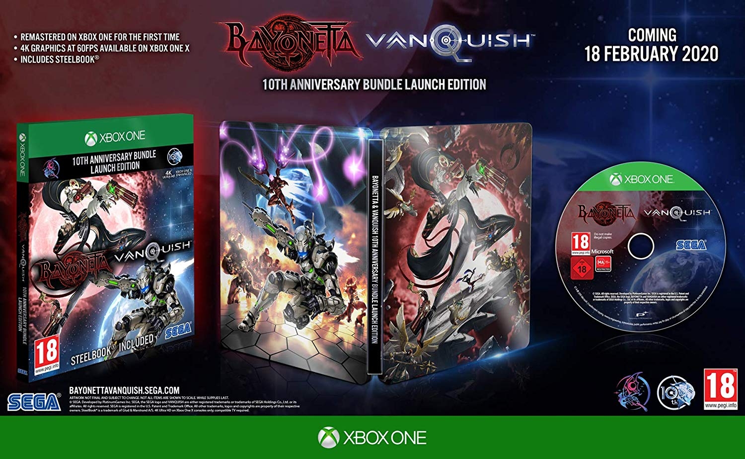 XBOXOne Bayonetta & Vanquish 10th Anniversary Bundle