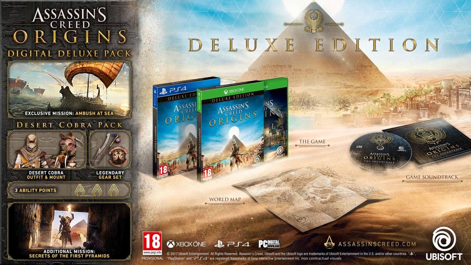 PS4 Assassin´s Creed Origins Deluxe Edition