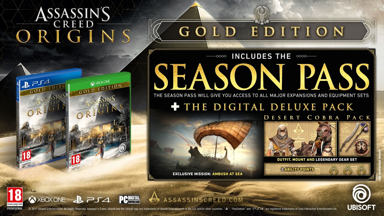 PS4 Assassin´s Creed Origins Gold Edition