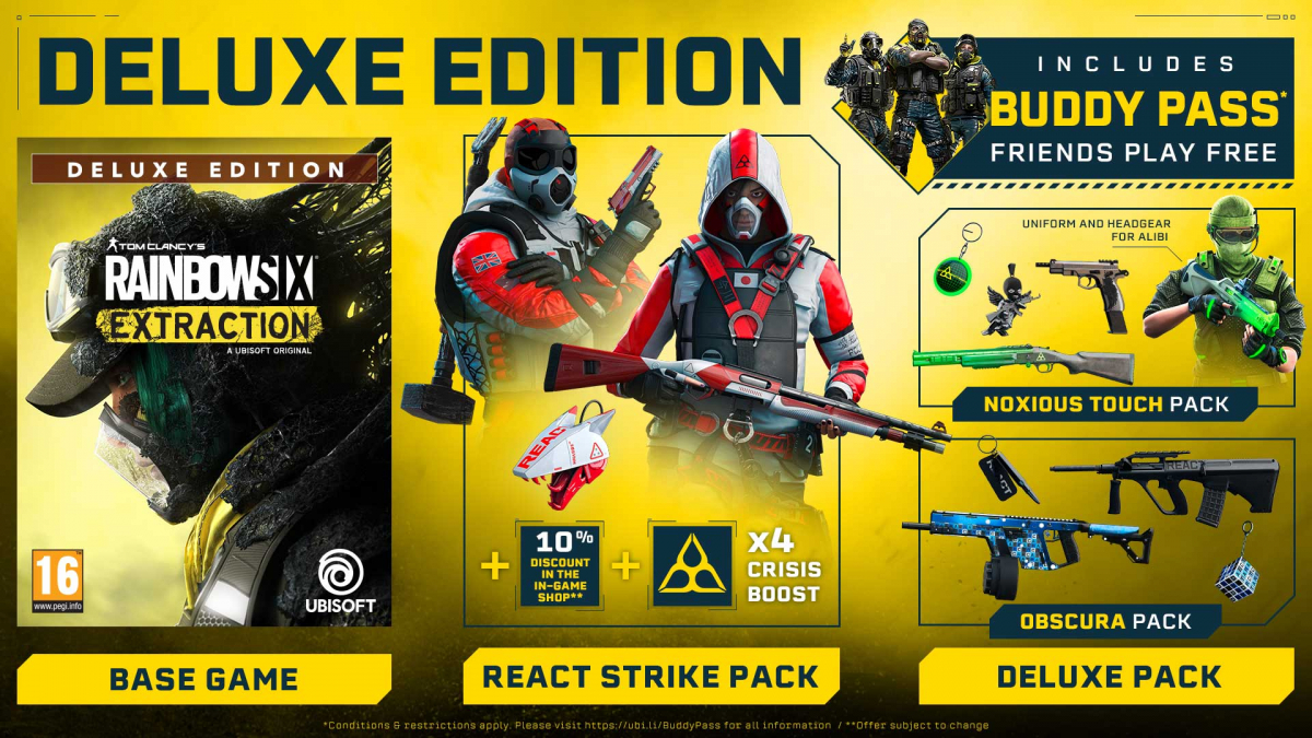 PS5 Rainbow Six Extraction Deluxe Edition