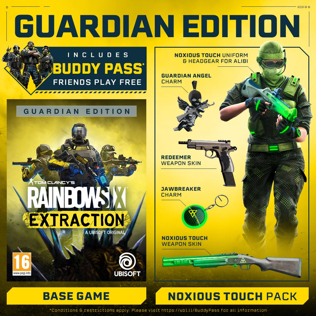 PS5 Rainbow Six Extraction Guardian Edition