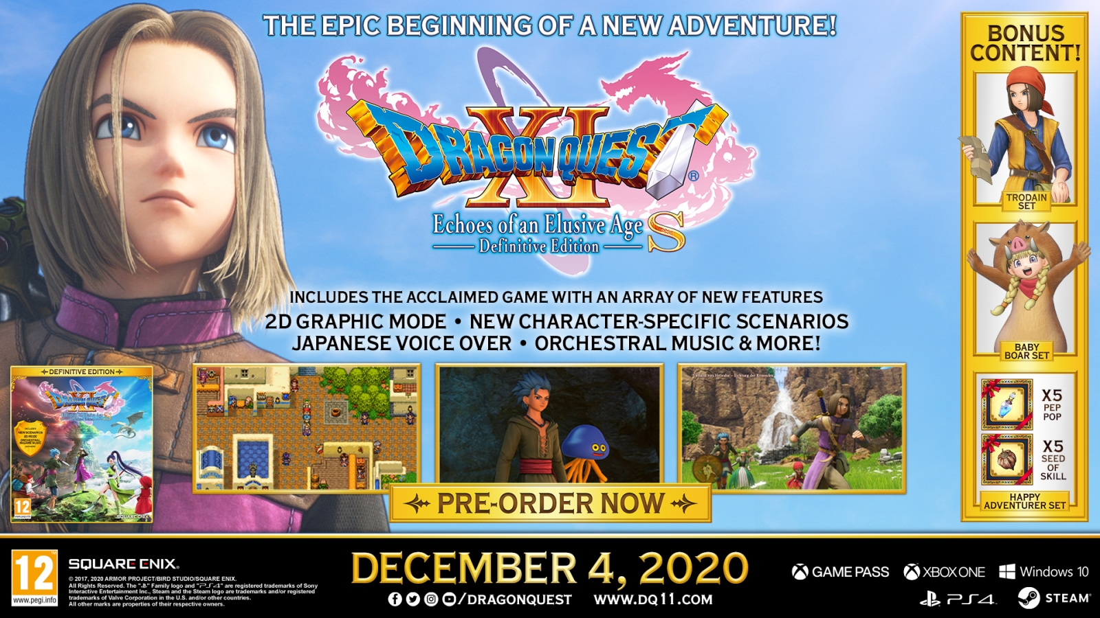 PS4 Dragon Quest XI S: Echoes of an Elusive Age Definitive Edition