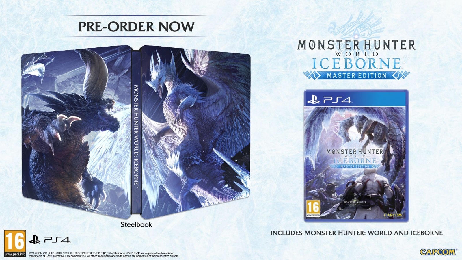 PS4 Monster Hunter World Iceborne Steelbook Edition