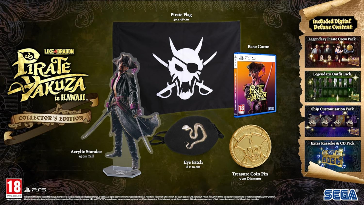 PS5 Like a Dragon Pirate Yakuza in Hawaii Collector´s Edition