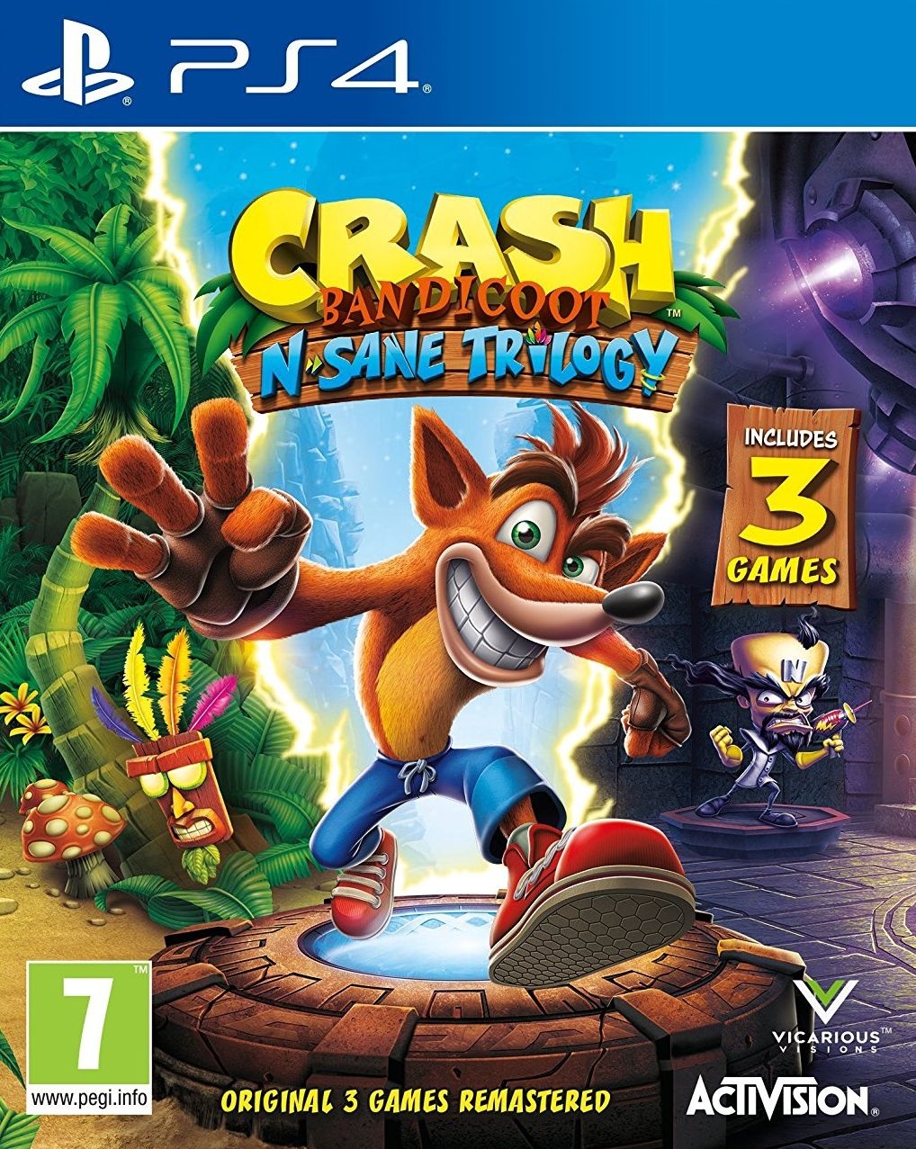 PS4 Crash Bandicoot N. Sane Trilogy