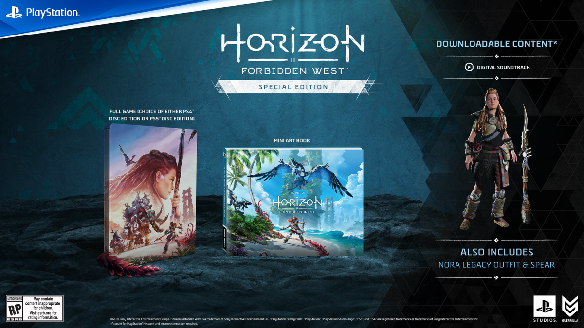 PS4 Horizon Forbidden West Special Edition