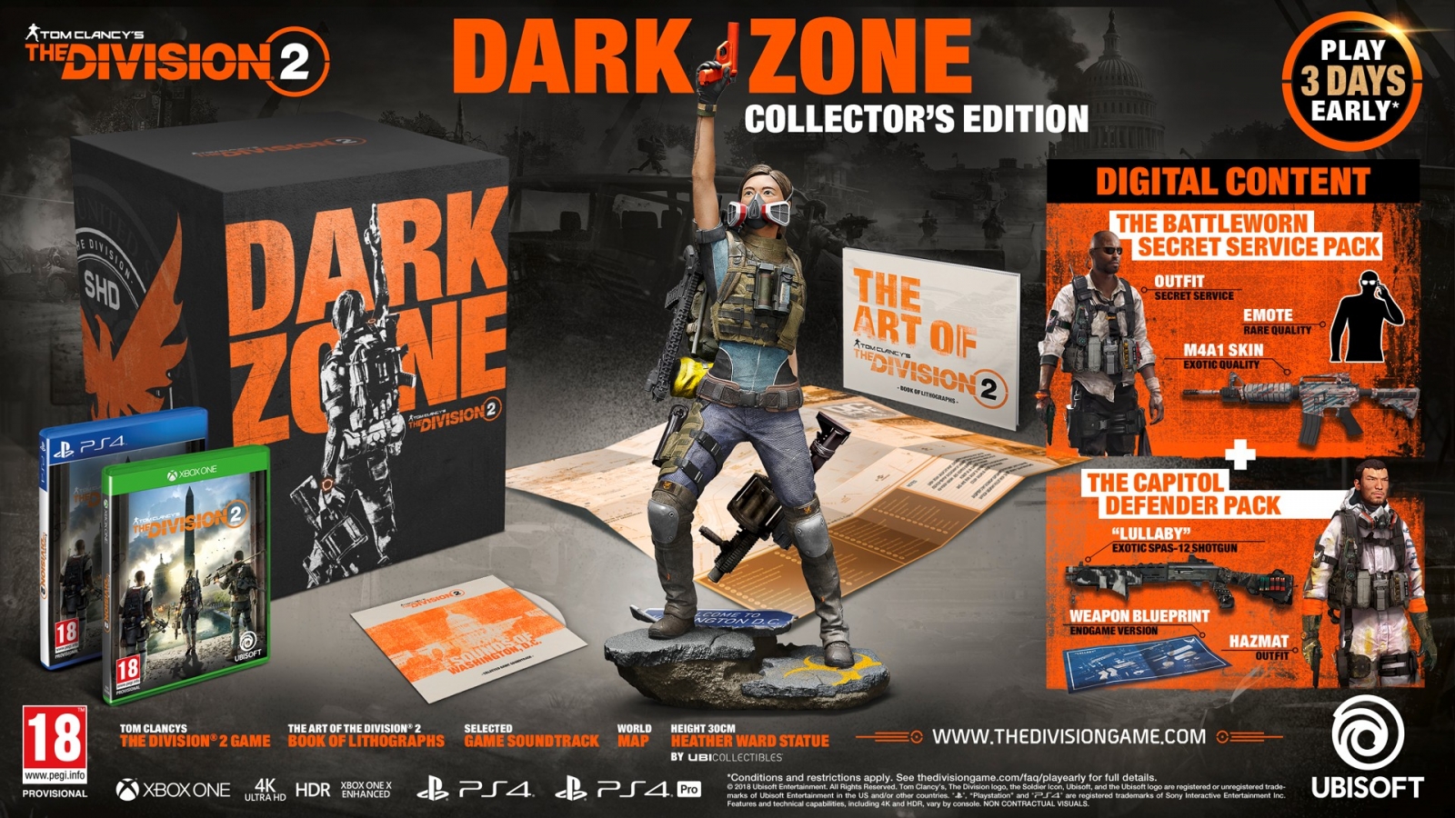 PS4 Tom Clancy's The Division 2 The Dark Zone Edition