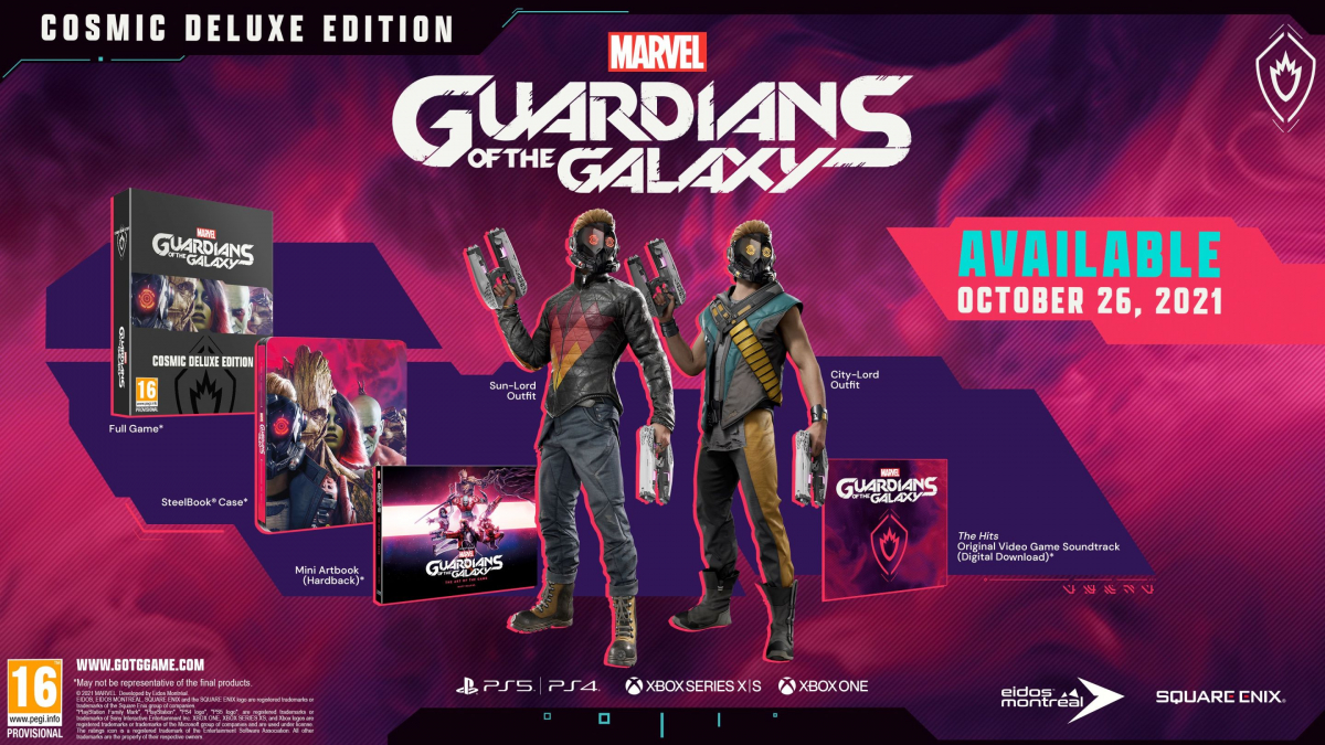 PS4 Marvel's Guardians of the Galaxy Cosmic Deluxe Edition