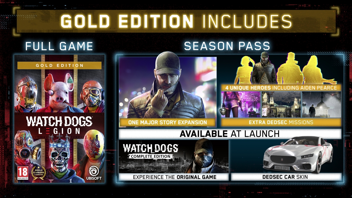 PS4 Watch Dogs Legion Gold Edition